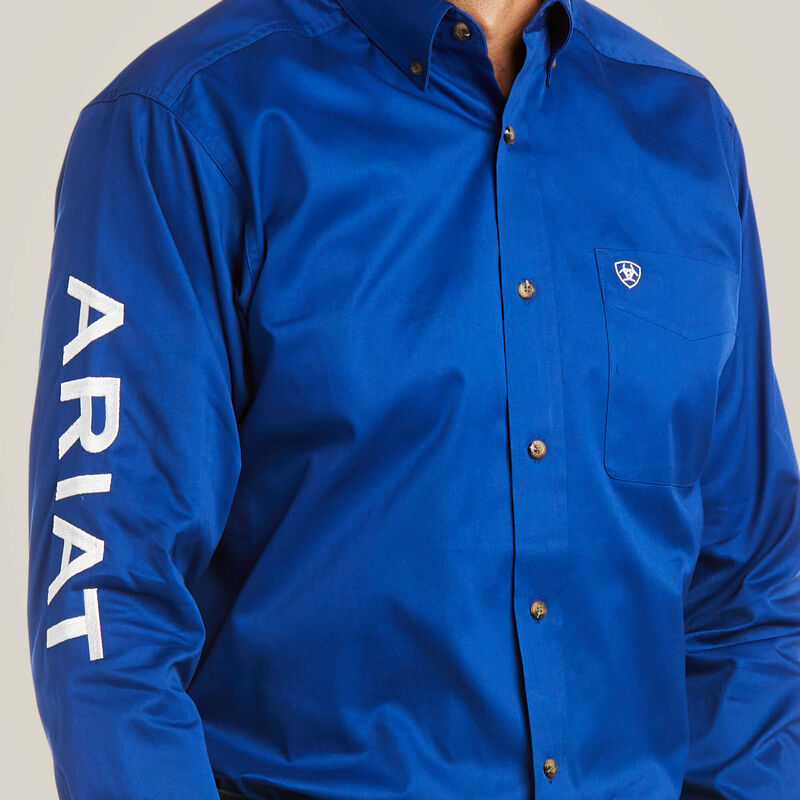 Camisa Vaquera Ariat Team Logo Twill Fitted para Hombre
