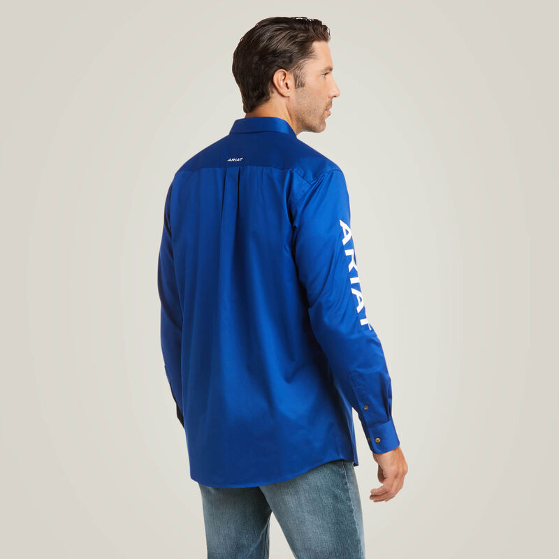 Camisa Vaquera Ariat Team Logo Twill Fitted para Hombre