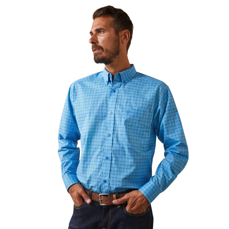 Camisa Ariat Lake Ftd Blue Grotto Shirt