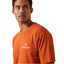 Camisa Ariat Men's Old Faithful Adobe Heather Graphic T-Shirt