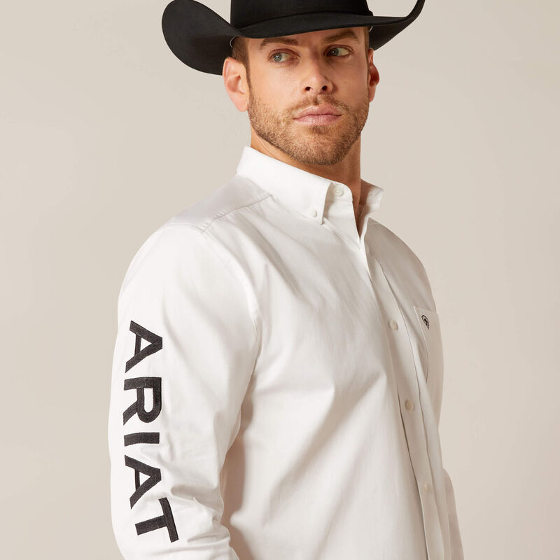 Camisa Vaquera Ariat Team Logo Twill Classic Fit