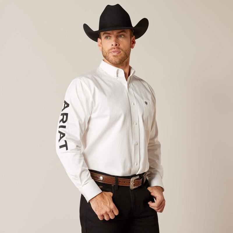 Camisa Vaquera Ariat Team Logo Twill Classic Fit