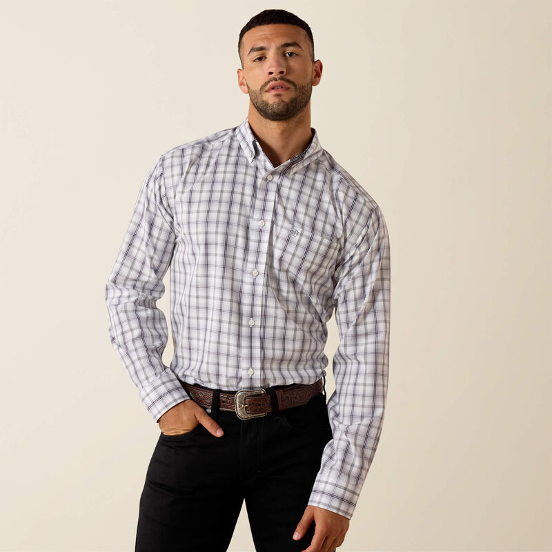 Camisa Vaquera Ariat Wrinkle Free Louie Classic Fit