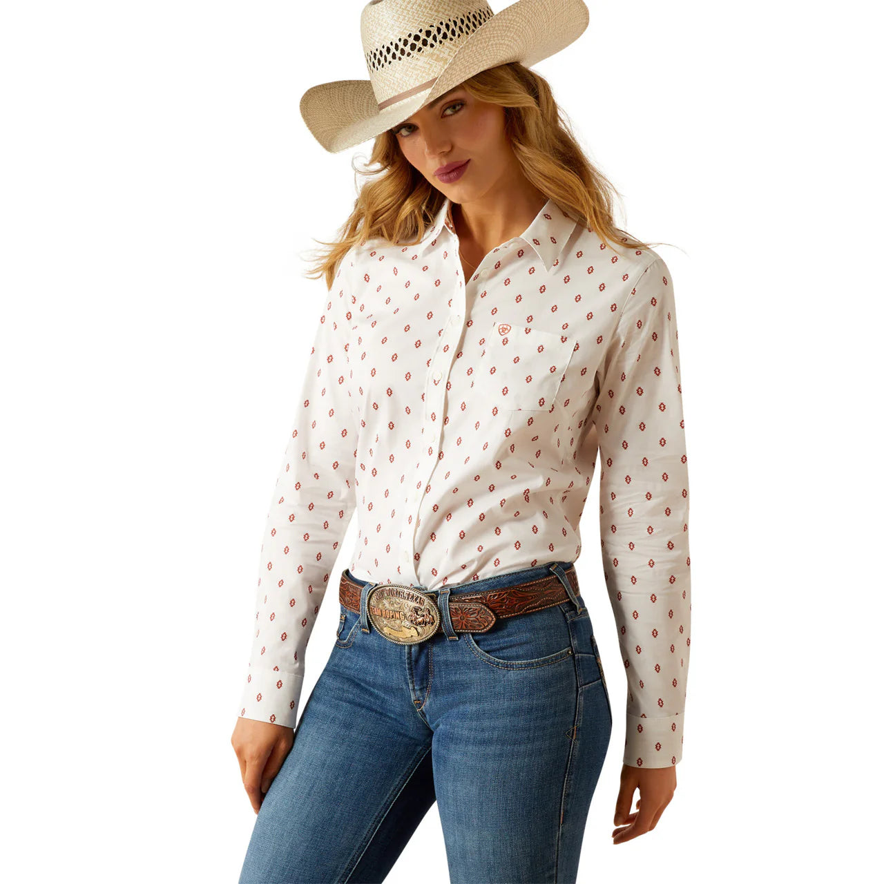 Camisa Ariat Mujer Ladies Kirby Stretch Kai Ditsy