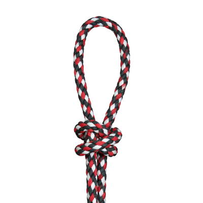 Rienda charra rojo, negro y blanco
