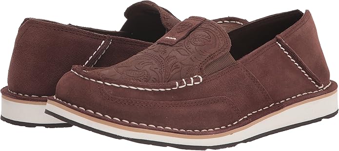 Zapatos Ariat Women's Cruiser Brn SDE/BRN Floral Emboss