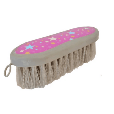 Cepillo con estrellas morado para baño