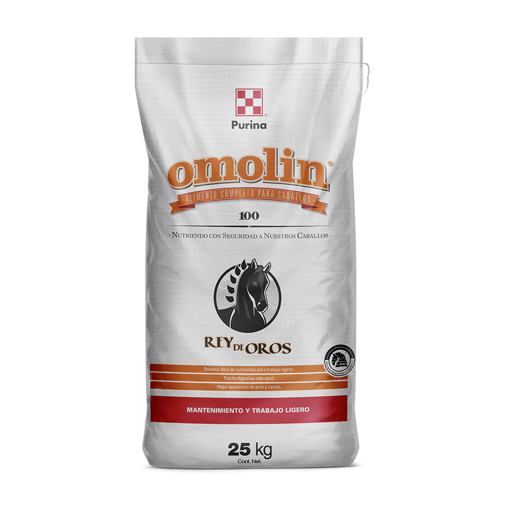 Alimento para caballos Omolin Rey de Oros 25 Kg.