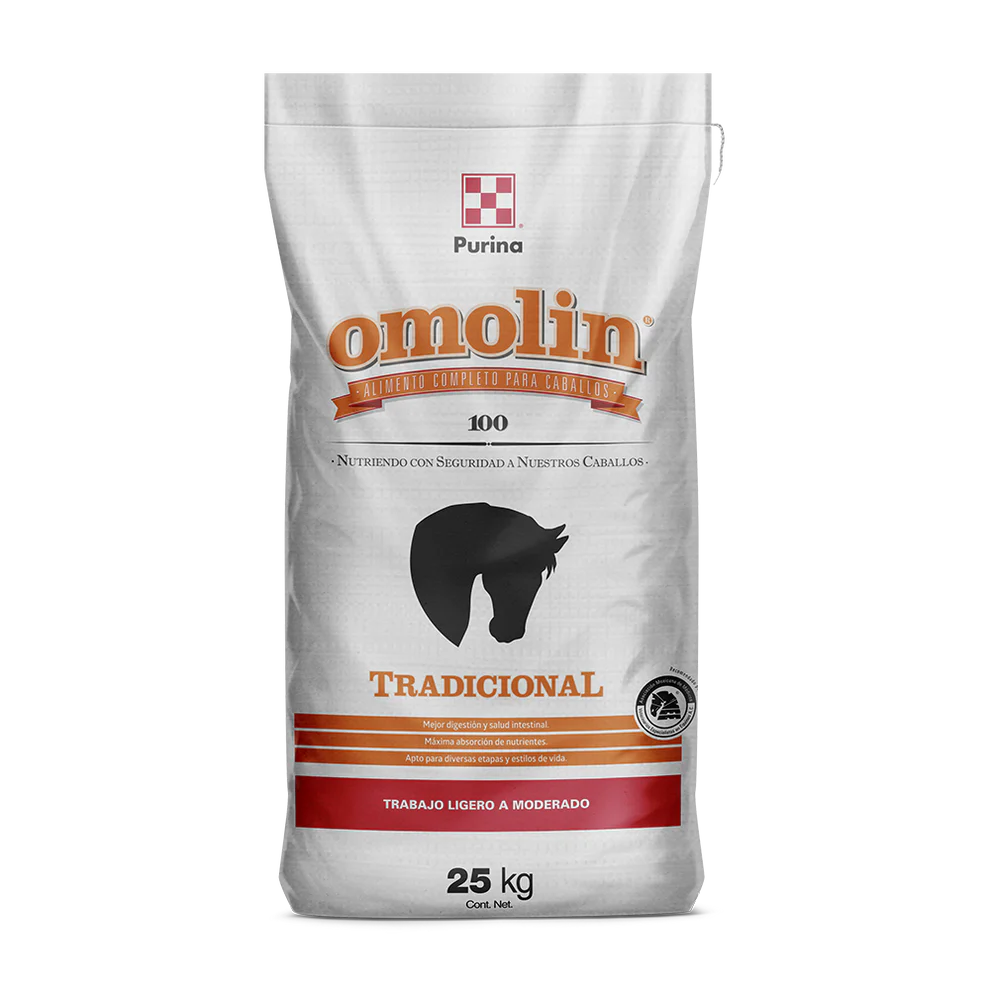 Alimento para caballos Omolin Tradicional 25 Kg.