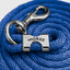 Paseador de Caballo +HORSE Nylon-Algodón 2.5m con Bandola (Sin Cadena) - Color Azul Rey