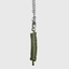 Paseador de Caballo +HORSE Nylon-Algodón 3.5m con Gancho - Color Verde Militar