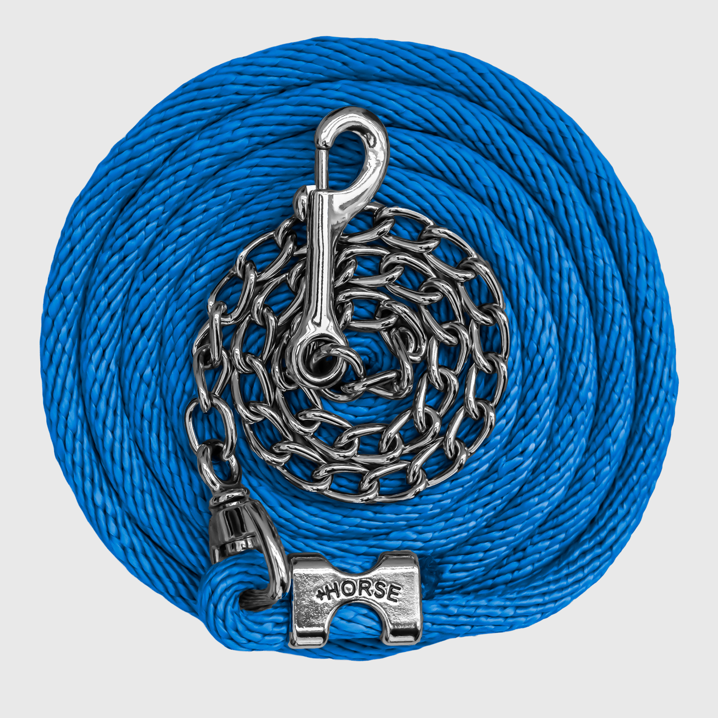 Paseador de Caballo +HORSE Nylon-Algodón 3.5m con Gancho - Color Panam