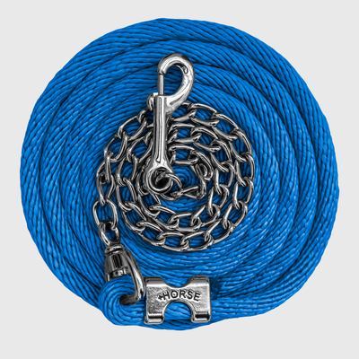 Paseador de Caballo +HORSE Nylon-Algodón 3.5m con Gancho - Color Panam
