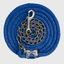 Paseador de Caballo +HORSE Nylon-Algodón 3.5m con Gancho - Color Azul Rey
