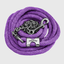 Paseador de Caballo +HORSE Nylon-Algodón 3.5m con Gancho - Color Morado