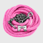 Paseador de Caballo +HORSE Nylon-Algodón 3.5m con Gancho - Color Rosa