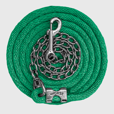 Paseador de Caballo +HORSE Nylon-Algodón 3.5m con Gancho - Color Bandera