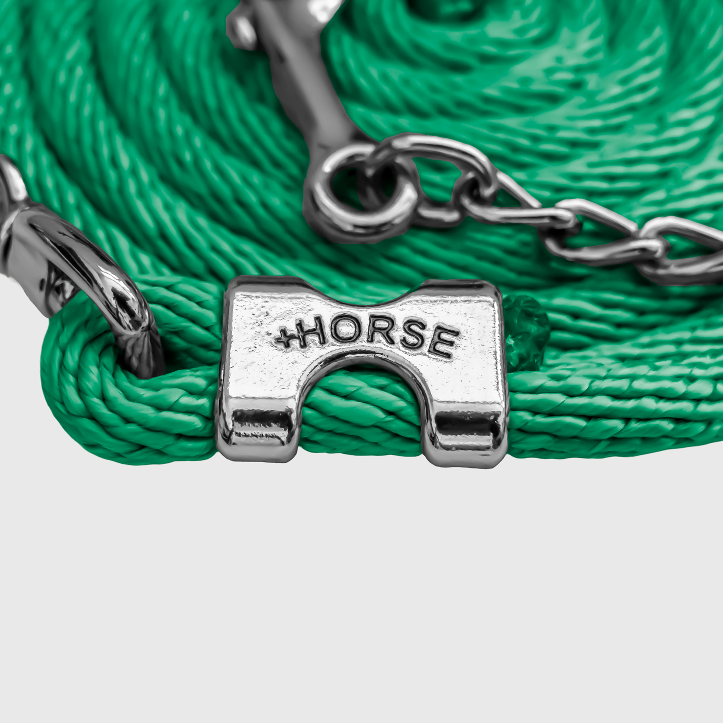 Paseador de Caballo +HORSE Nylon-Algodón 3.5m con Gancho - Color Bandera