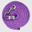 Paseador de Caballo +HORSE Nylon-Algodón 2.5m con Bandola - Color Morado