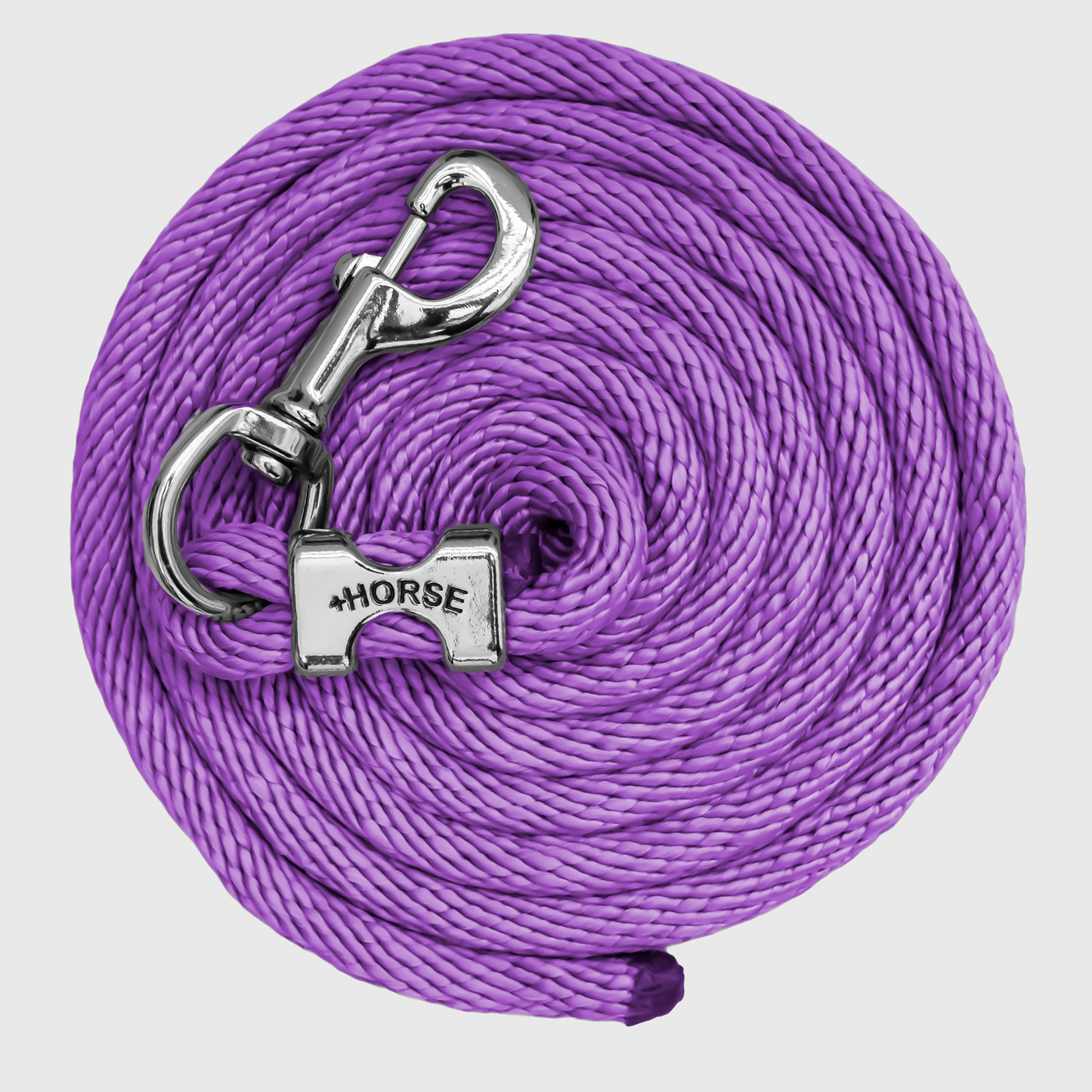 Paseador de Caballo +HORSE Nylon-Algodón 2.5m con Bandola - Color Morado