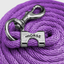Paseador de Caballo +HORSE Nylon-Algodón 2.5m con Bandola - Color Morado