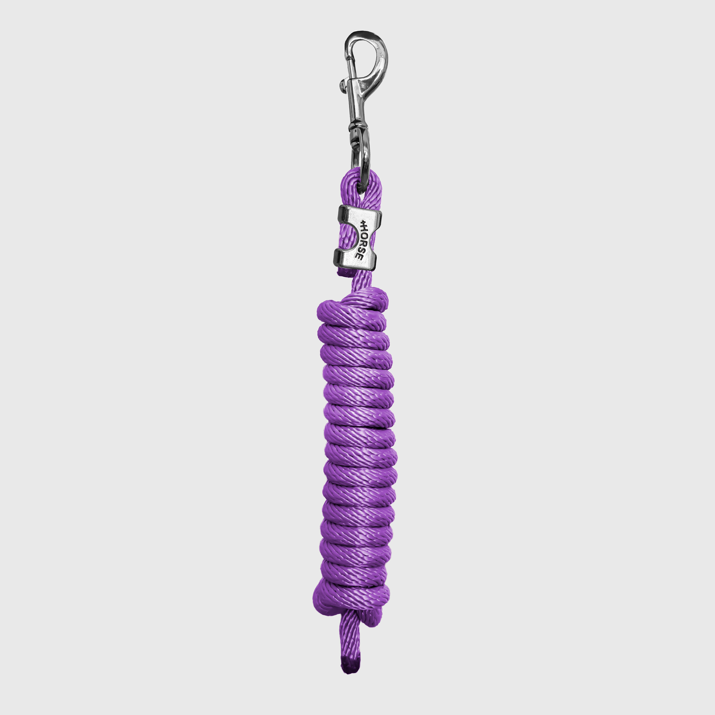 Paseador de Caballo +HORSE Nylon-Algodón 2.5m con Bandola - Color Morado