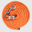 Paseador de Caballo +HORSE Nylon-Algodón 2.5m con Bandola - Color Naranja