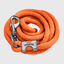 Paseador de Caballo +HORSE Nylon-Algodón 2.5m con Bandola - Color Naranja