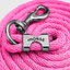 Paseador de Caballo +HORSE Nylon-Algodón 2.5m con Bandola - Color Rosa