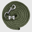 Paseador de Caballo +HORSE Nylon-Algodón 2.5m con Bandola - Color Verde Militar