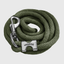 Paseador de Caballo +HORSE Nylon-Algodón 2.5m con Bandola - Color Verde Militar
