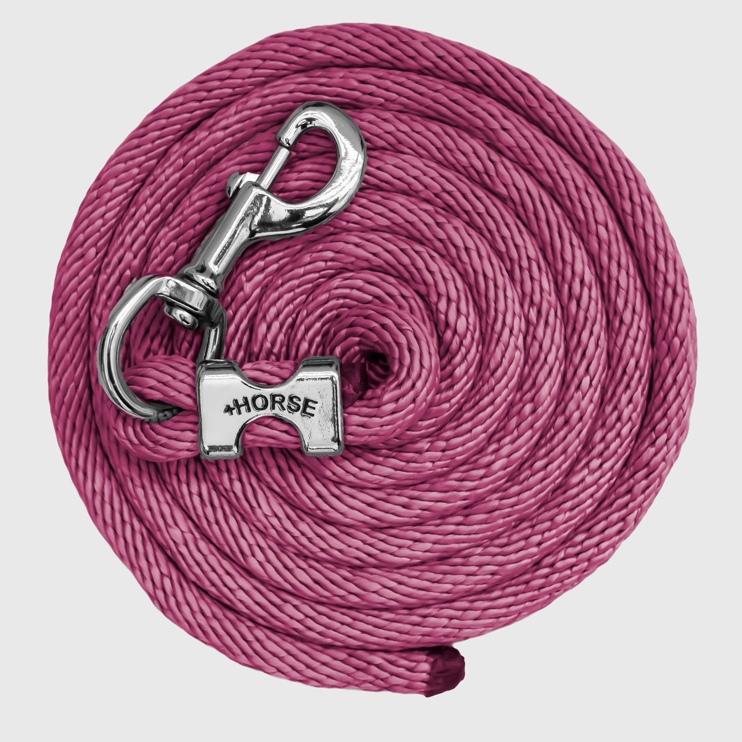 Paseador de Caballo +HORSE Nylon-Algodón 2.5m con Bandola (Sin Cadena) - Color Vino