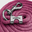 Paseador de Caballo +HORSE Nylon-Algodón 2.5m con Bandola (Sin Cadena) - Color Vino