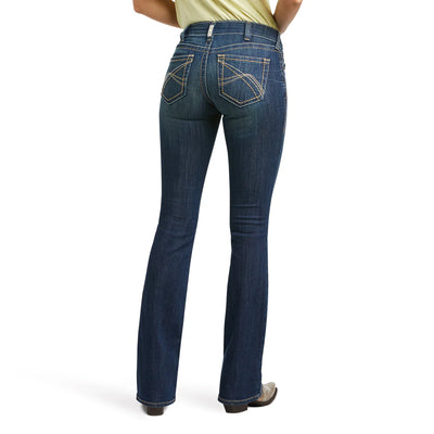Jeans Ariat R.E.A.L. Corinne Tiro Medio Corte De Bota
