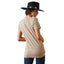 Camisa Ariat Women's Vintage Rodeo Oatmeal Heather T-Shirt