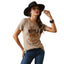 Camisa Ariat Women's Vintage Rodeo Oatmeal Heather T-Shirt