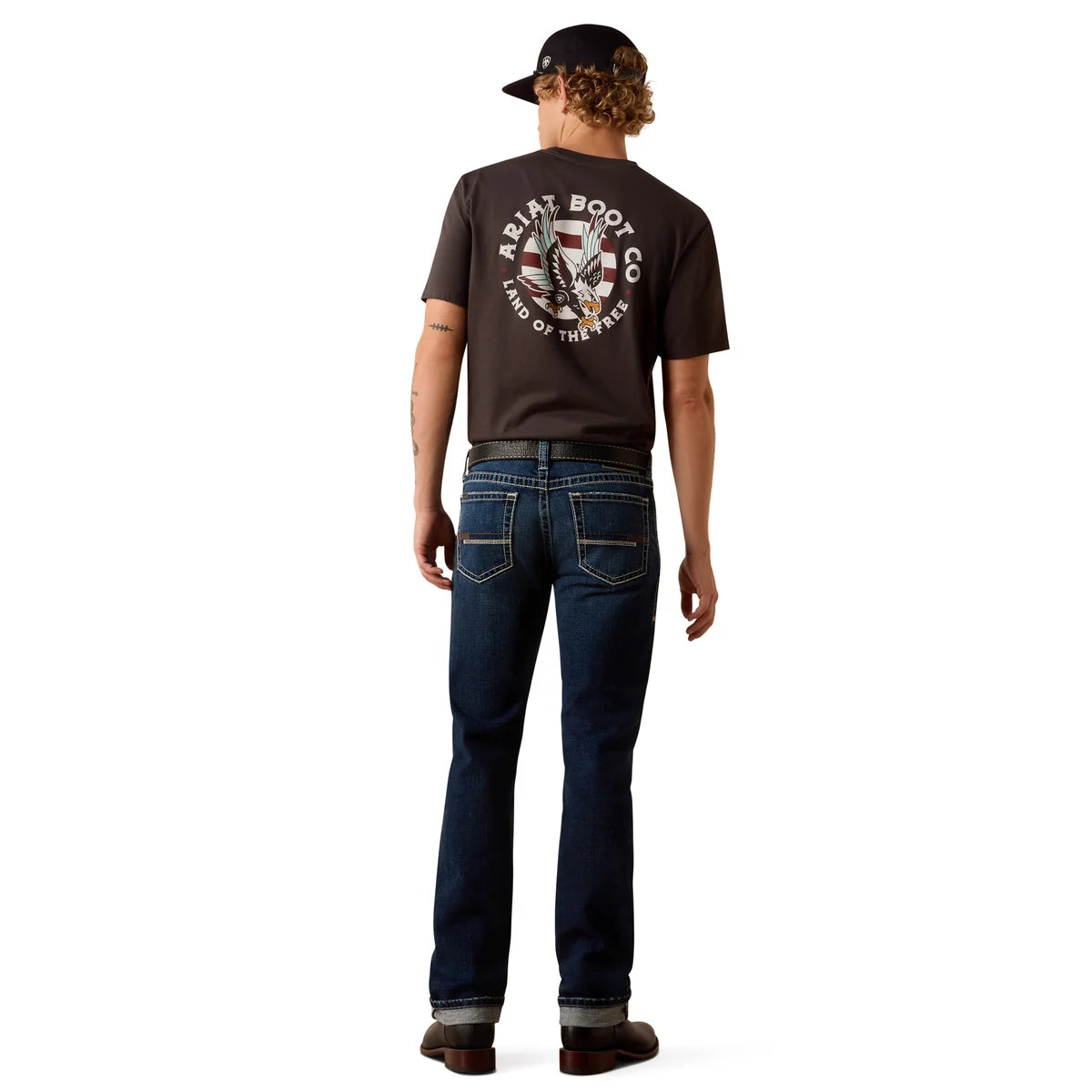 Pantalón de Mezclilla Ariat M8 Modern Carlington Slim Corte Recto