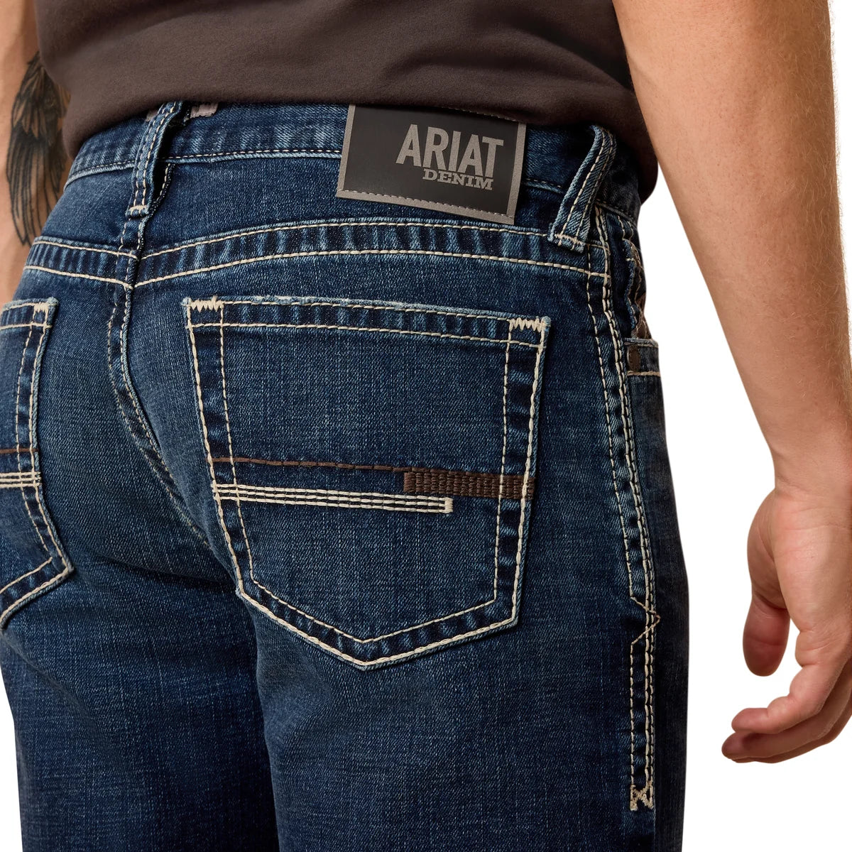 Pantalón de Mezclilla Ariat M8 Modern Carlington Slim Corte Recto