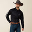 Camisa Ariat Team Logo Twill Negro Corte Fitted