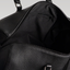 Maleta de Mano Travel Bag B002 Bisonte de Cuero Genuino Negro