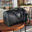 Maleta de Mano Travel Bag B002 Bisonte de Cuero Genuino Negro