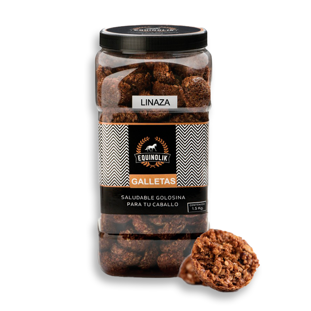 Premios para caballo Equinolik Galleta sabor Linaza 1.5 Kg