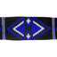 Cincha para caballo color Negro con Azul