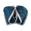 Corbata Charra bordado cruz color Azul con Plata