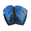 Corbata Charra bordado flor color Azul con Negro