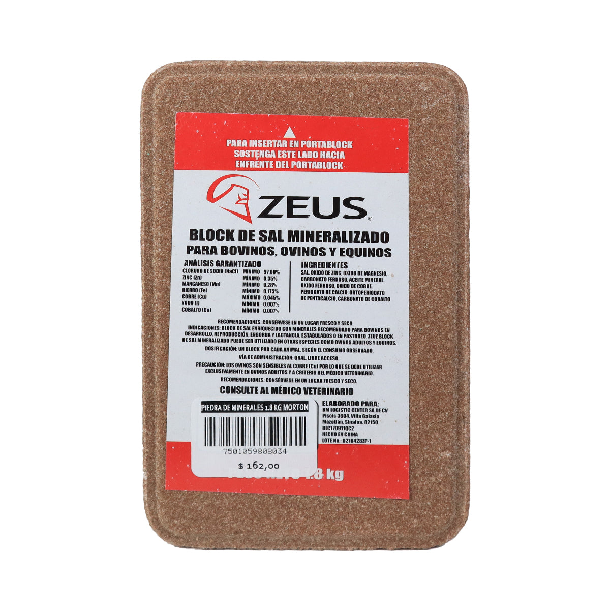 Zeus Piedra de minerales 1.8 kg