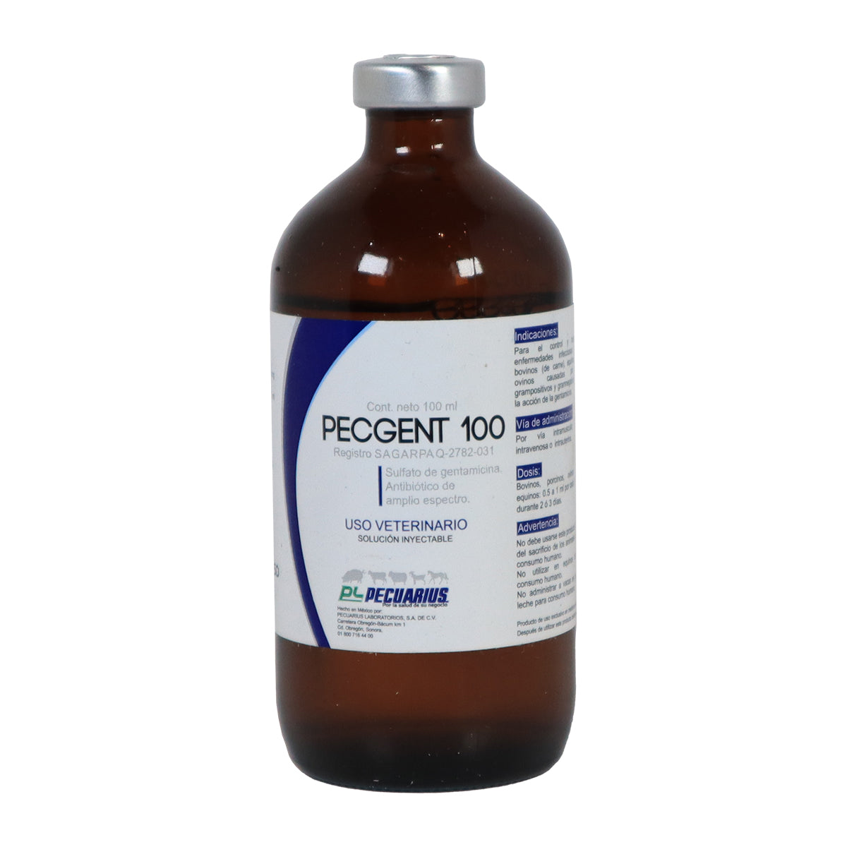 Pecgent 100 ml Pecuarius