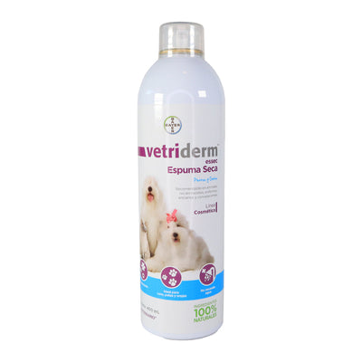 Shampoo Vetriderm Essec espuma seca 400 ml
