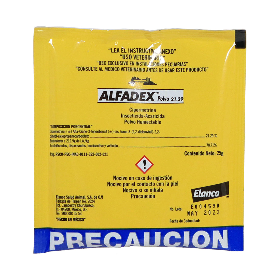 Alfadex Insecticida + Acaricida en polvo 25gr – Farma Horse