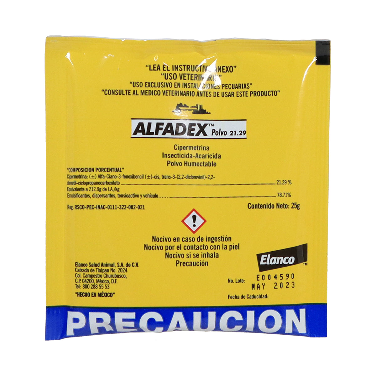 Alfadex Insecticida + Acaricida en polvo 25gr